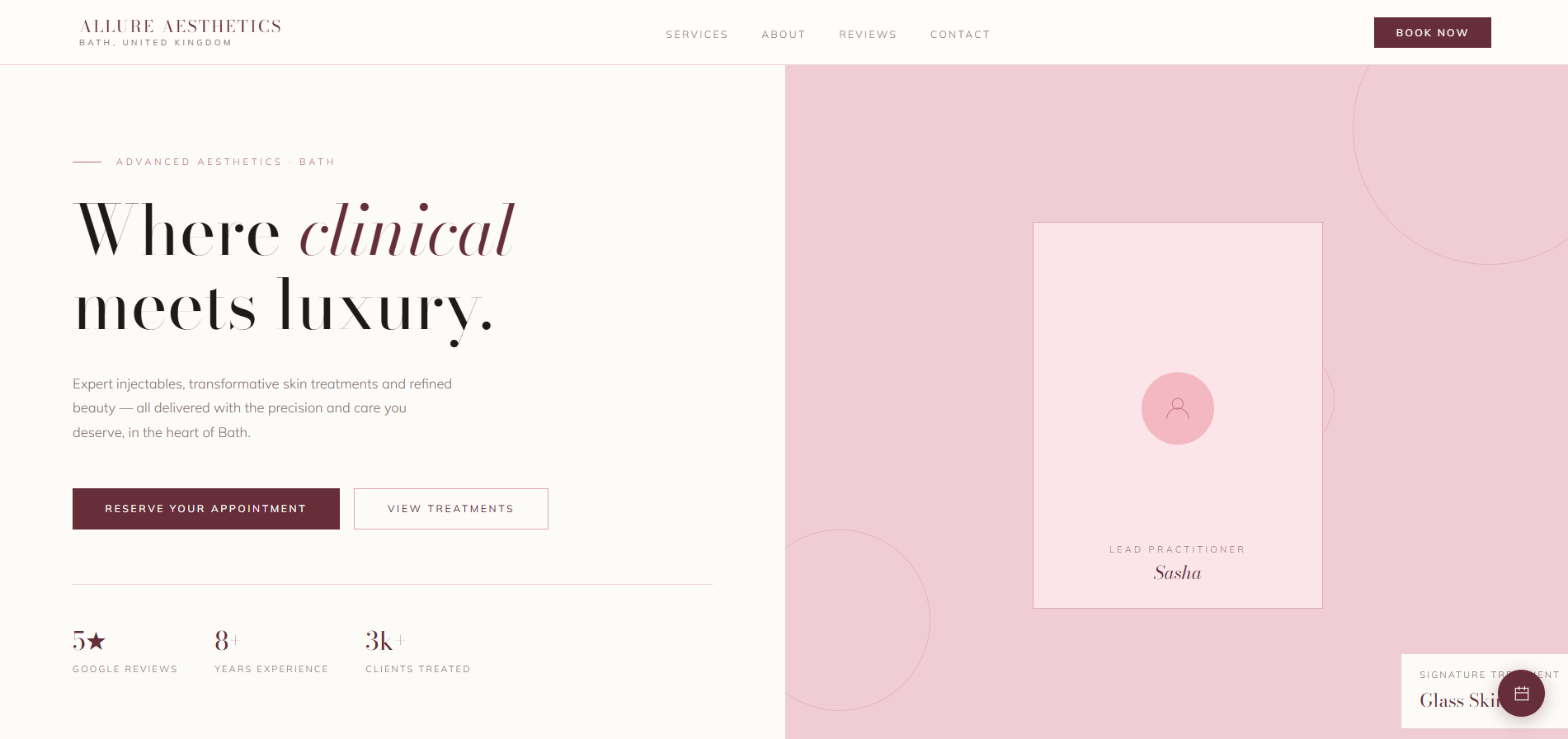 Allure Aesthetics, Bath