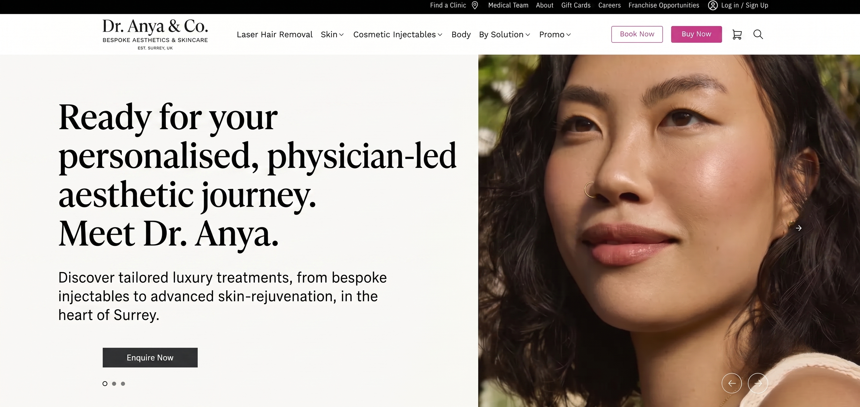 Dr. Anya & Co. aesthetics and skincare, Surrey